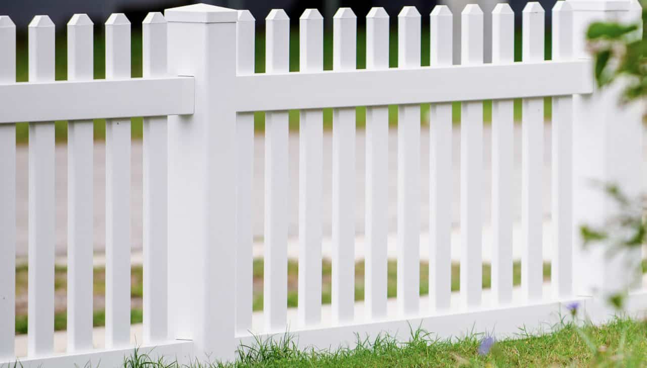 Garner Fence Company White Vinyl Fence