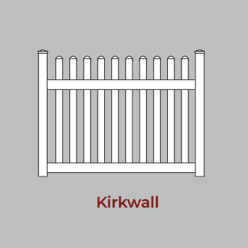 Vinyl Picket Fence Kirkwall Vinyl Picket Fence Kirkwall