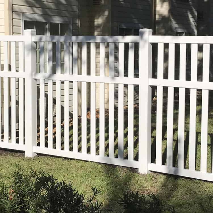 Glen Allen Fence Company Glen Allen Fence Company white vinyl fence