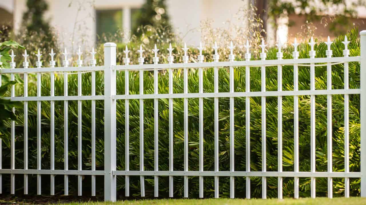 Chicago Fence Company white fence