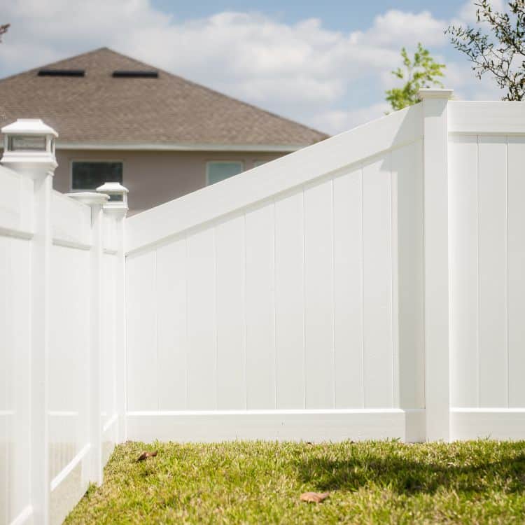 Vinyl Fence White Vinyl Fence