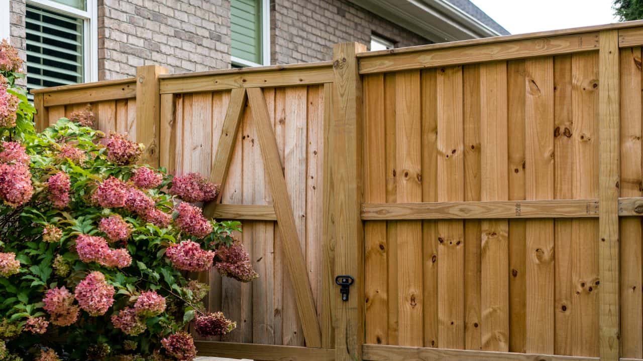 West Chester fence company wood fence