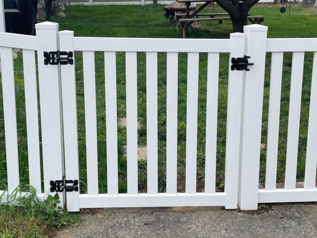 Out With The Old And In With The New, As Vinyl Privacy Fencing Replaces Obsolete Chain Link Fence