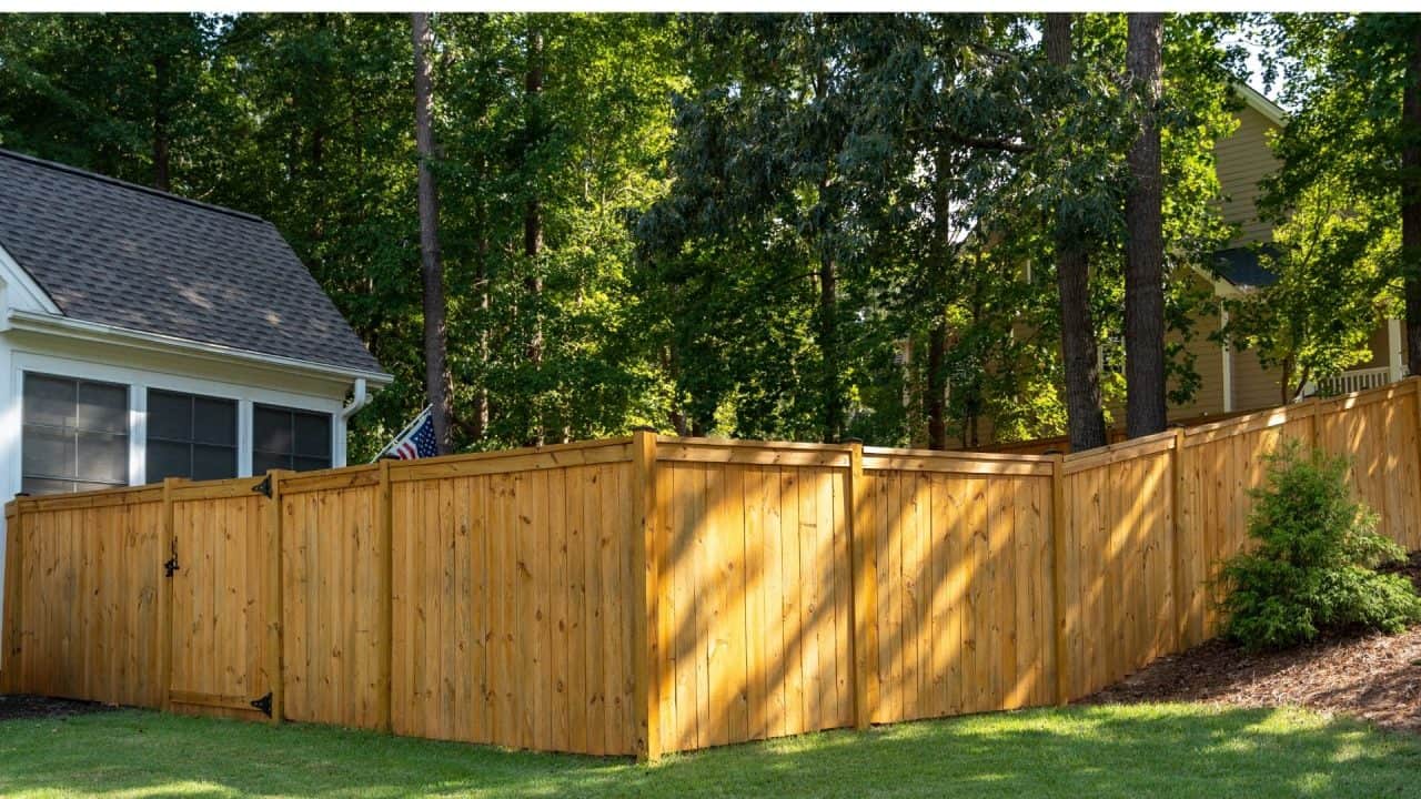 Cedar Fence Installation